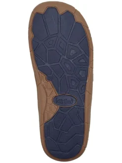 Leder-Barfußschuhe in Hellbraun