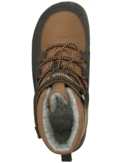 Leder-Barfußschuhe in Hellbraun