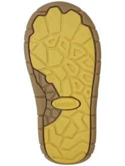 Leder-Barfußschuhe in Hellbraun/ Braun