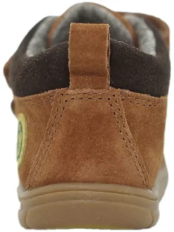 Leder-Barfußschuhe in Hellbraun