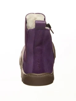 Leder-Barfußschuhe in Lila