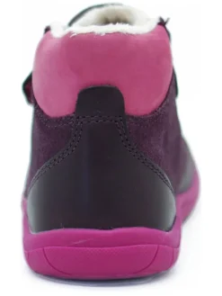 Leder-Barfußschuhe in Lila