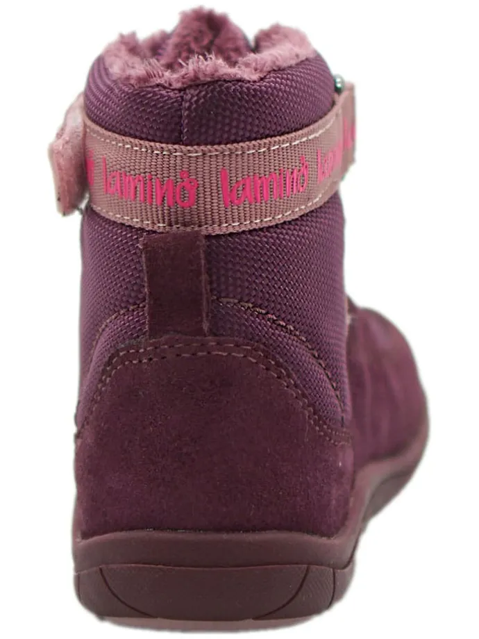 Leder-Barfußschuhe in Lila