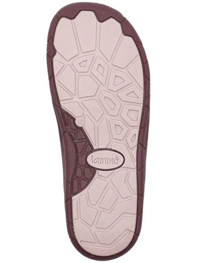 Leder-Barfußschuhe in Lila