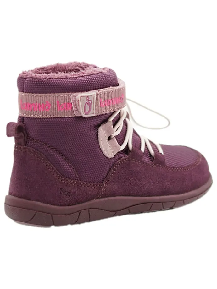 Leder-Barfußschuhe in Lila