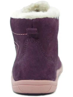 Leder-Barfußschuhe in Lila