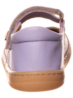 Leder-Barfußschuhe in Lila