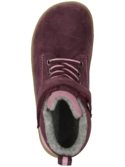 Leder-Barfußschuhe in Lila