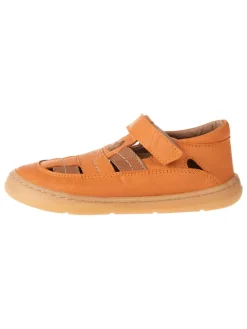 Leder-Barfußschuhe in Orange