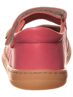 Leder-Barfußschuhe in Pink
