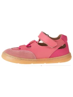 Leder-Barfußschuhe in Pink