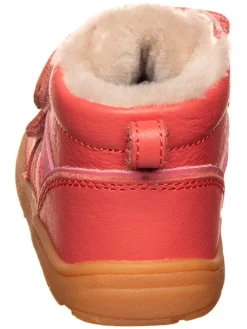 Leder-Barfußschuhe in Pink