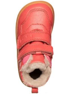 Leder-Barfußschuhe in Pink