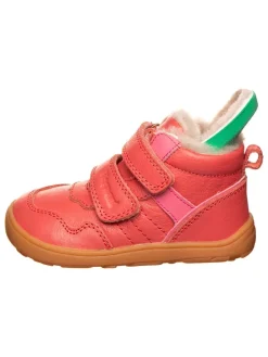 Leder-Barfußschuhe in Pink