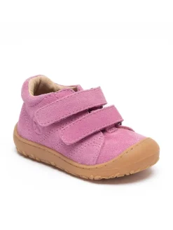 Leder-Barfußschuhe in Pink