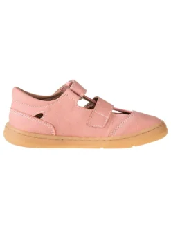 Leder-Barfußschuhe in Rosa