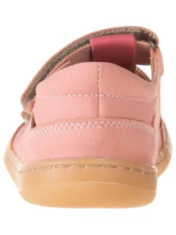 Leder-Barfußschuhe in Rosa