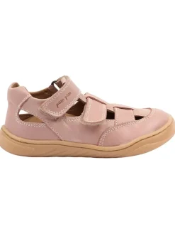 Leder-Barfußschuhe in Rosa
