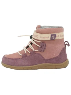 Leder-Barfußschuhe in Rosa