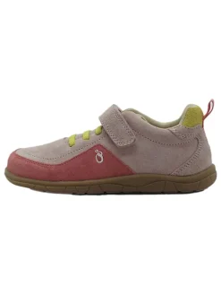 Leder-Barfußschuhe in Rosa