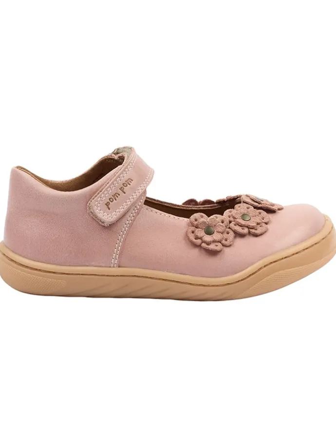 Leder-Barfußschuhe in Rosa