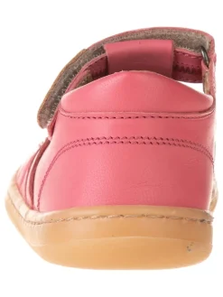 Leder-Barfußschuhe in Rot