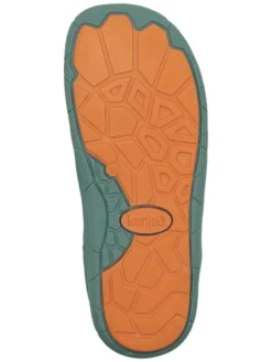 Leder-Barfußschuhe in Türkis