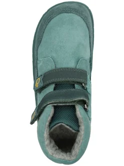 Leder-Barfußschuhe in Türkis