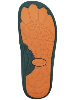 Leder-Barfußschuhe in Türkis