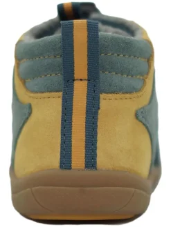 Leder-Barfußschuhe in Türkis