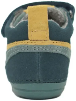 Leder-Barfußschuhe in Türkis