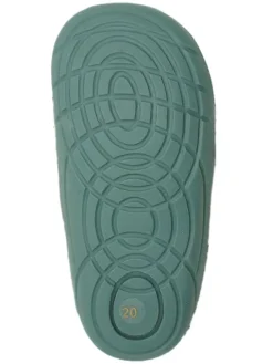 Leder-Barfußschuhe in Türkis