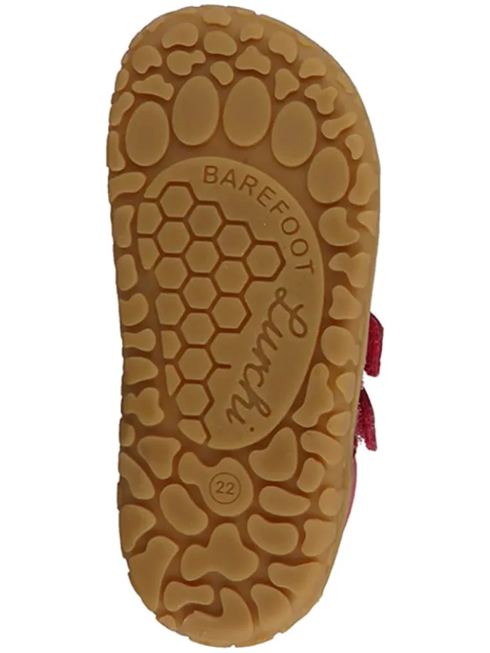 Leder-Barfußschuhe "Nimbi" in Rot