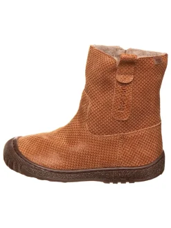 Leder-Boots in Hellbraun