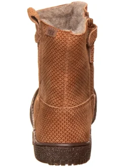 Leder-Boots in Hellbraun