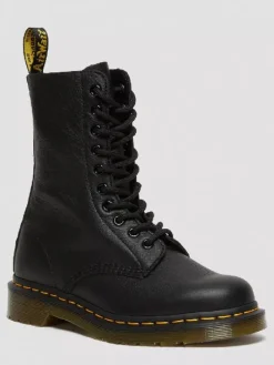 Leder-Boots "1490" in Schwarz