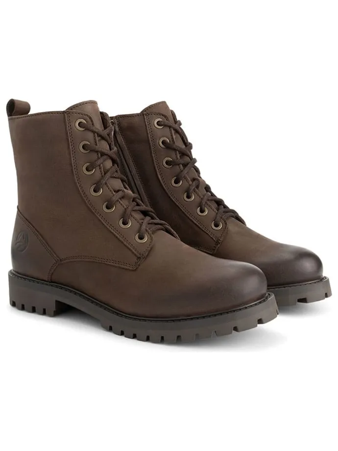 Leder-Boots "Akland" in Braun