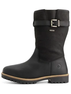 Leder-Boots "Aremark" in Schwarz