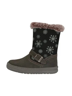 Leder-Boots "Astral" in Grau