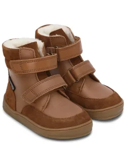 Leder-Boots "Basil Strap Mini II TEX" in Hellbraun