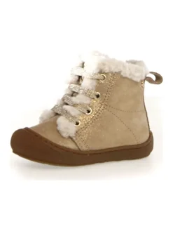 Leder-Boots "Bebay" in Beige