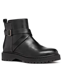 Leder-Boots "Bleyze" in Schwarz