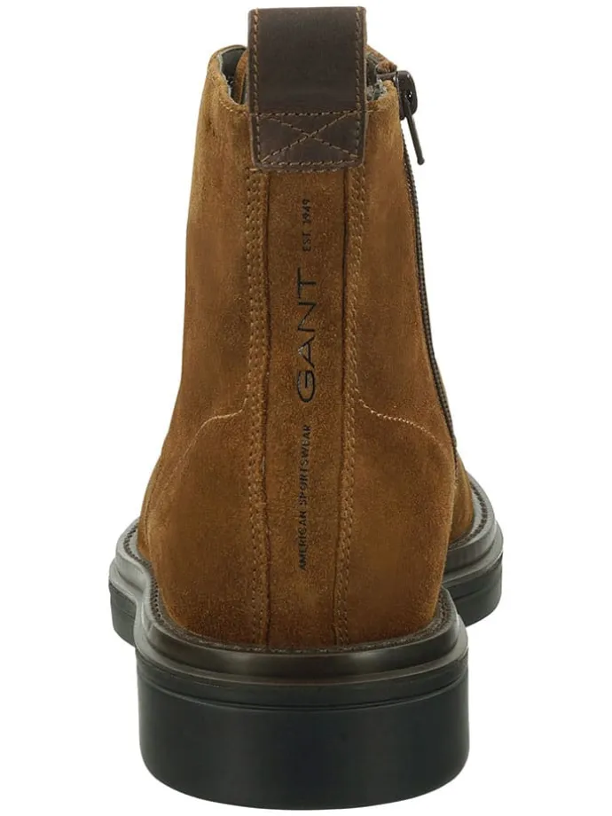 Leder-Boots "Boggar" in Hellbraun