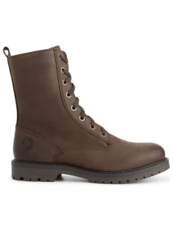 Leder-Boots "Bossvika" in Braun