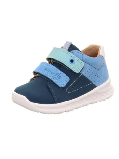 Leder-Boots "Breeze" in Hellblau/ Dunkelblau/ Weiß