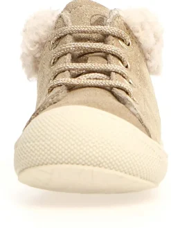 Leder-Boots "Coco" in Beige