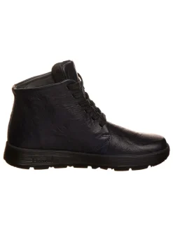 Leder-Boots "Comoda" in Schwarz