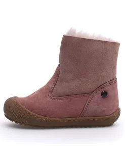 Leder-Boots "Cozy" in Rosa