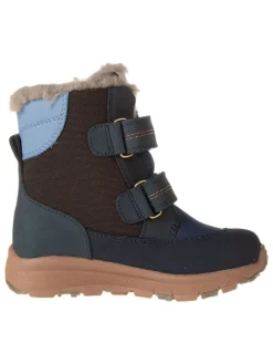 Leder-Boots "Eigil" in Blau