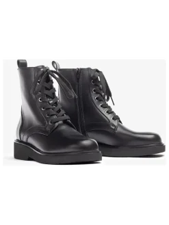 Leder-Boots "Fermo" in Schwarz